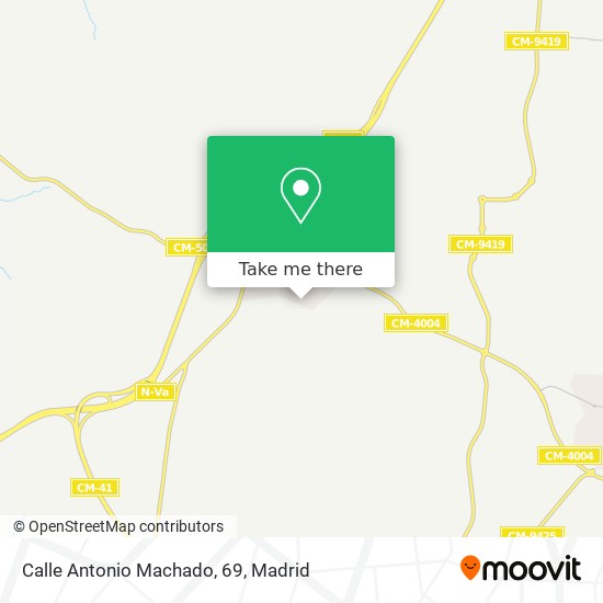 Calle Antonio Machado, 69 map