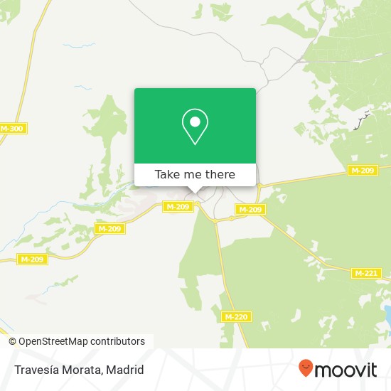 mapa Travesía Morata