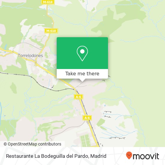 Restaurante La Bodeguilla del Pardo map