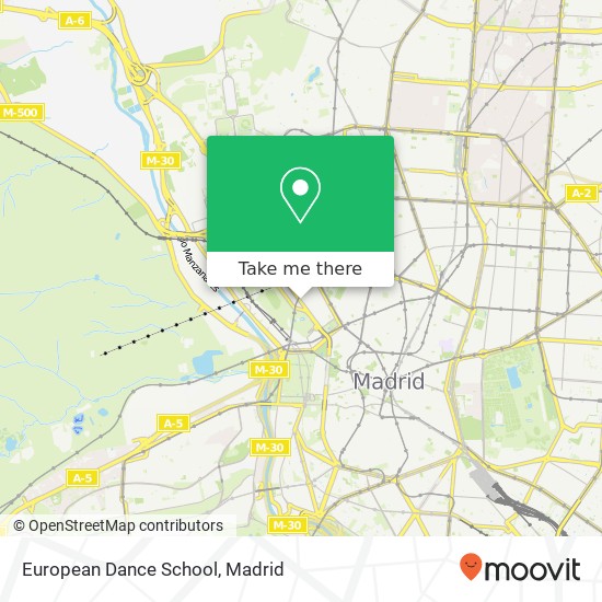 mapa European Dance School