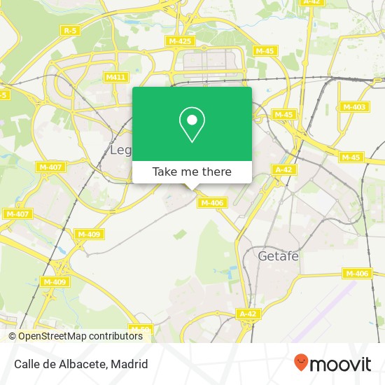 mapa Calle de Albacete