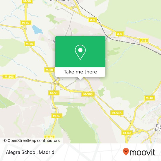 Alegra School map