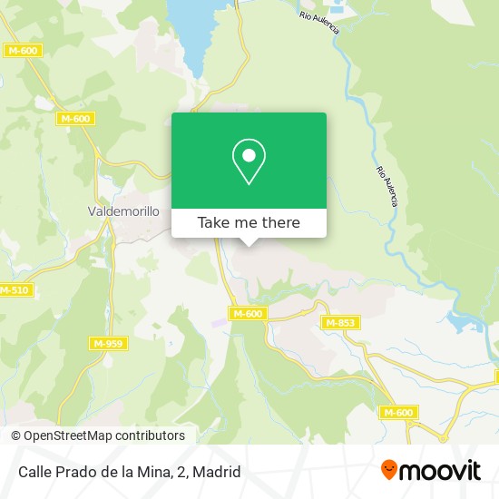 mapa Calle Prado de la Mina, 2
