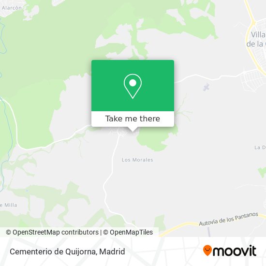 mapa Cementerio de Quijorna