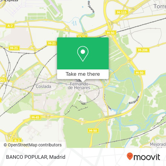 BANCO POPULAR map