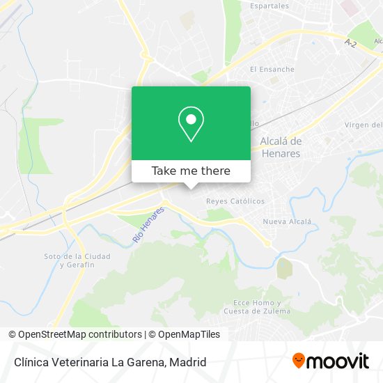 Clínica Veterinaria La Garena map