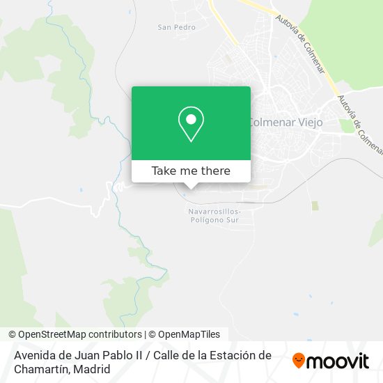 Avenida de Juan Pablo II / Calle de la Estación de Chamartín map