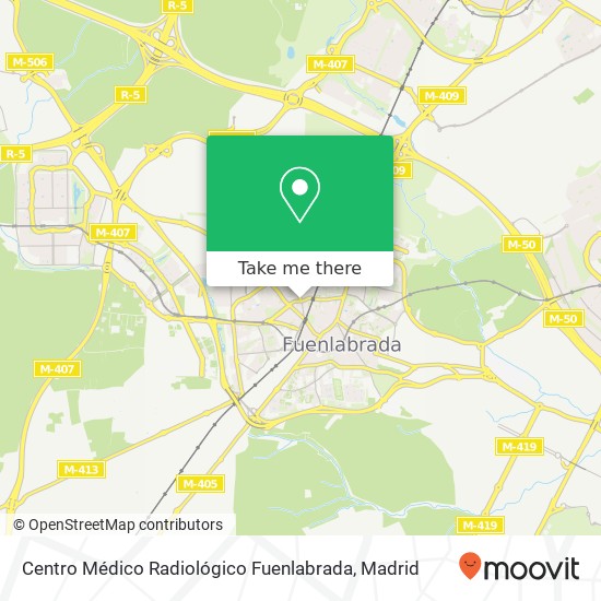 Centro Médico Radiológico Fuenlabrada map