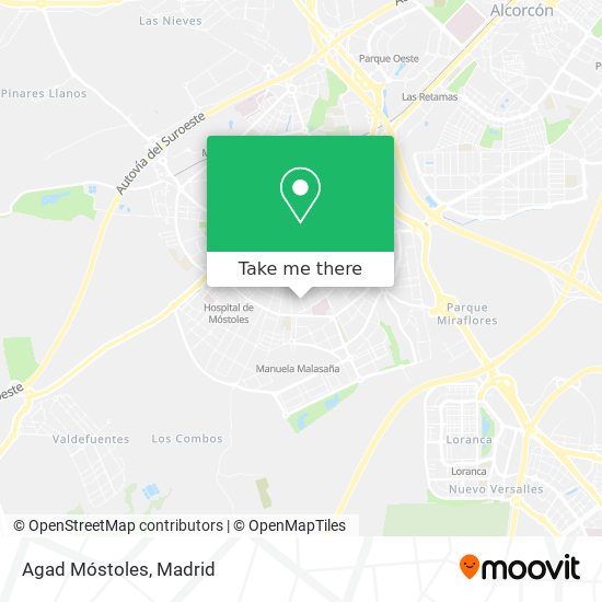 Agad Móstoles map