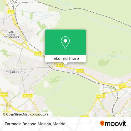 Farmacia Donoso-Malaga map