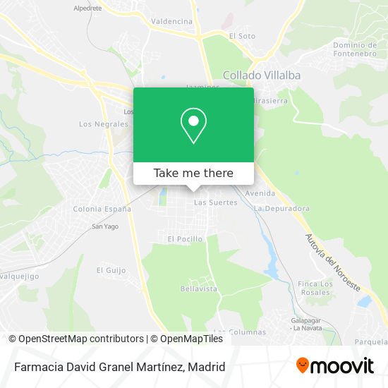 Farmacia David Granel Martínez map