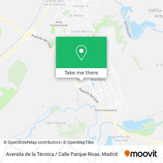 Avenida de la Técnica / Calle Parque Rivas map