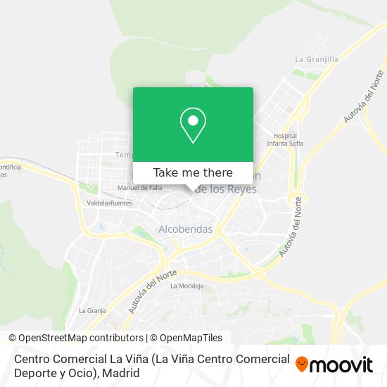 mapa Centro Comercial La Viña (La Viña Centro Comercial Deporte y Ocio)