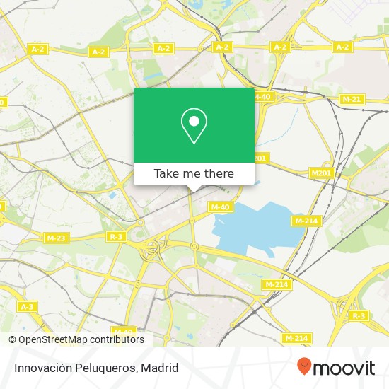 Innovación Peluqueros map