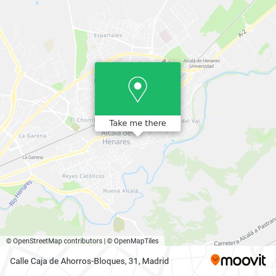 Calle Caja de Ahorros-Bloques, 31 map