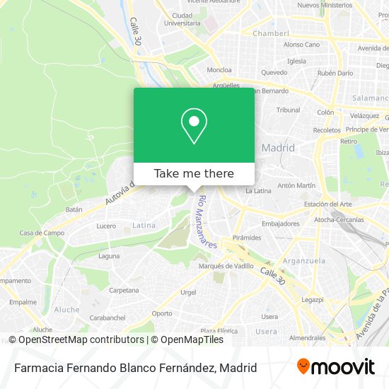 mapa Farmacia Fernando Blanco Fernández