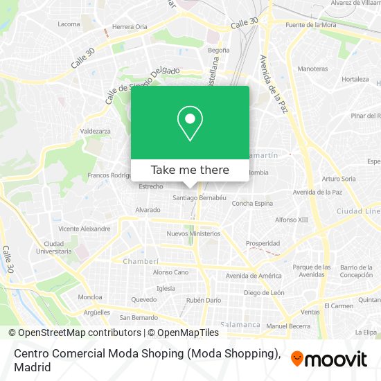 mapa Centro Comercial Moda Shoping (Moda Shopping)