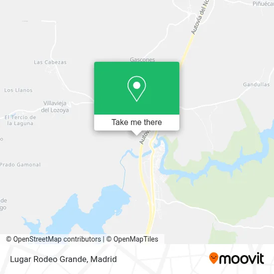 Lugar Rodeo Grande map