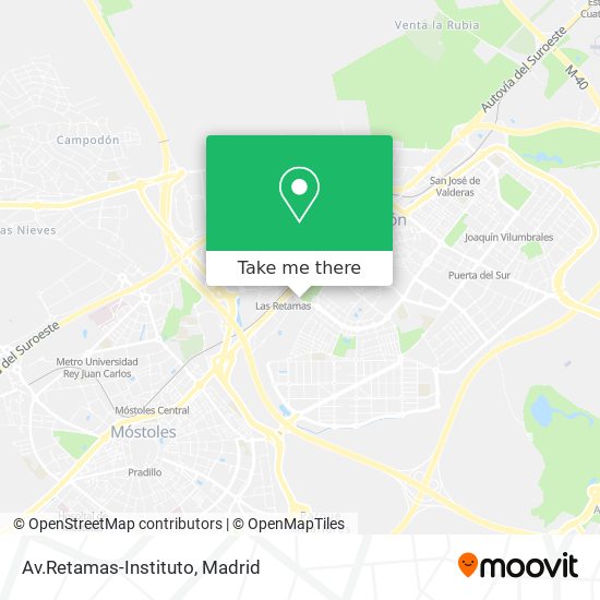 Av.Retamas-Instituto map