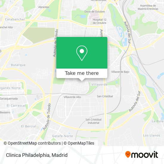 Clinica Philadelphia map