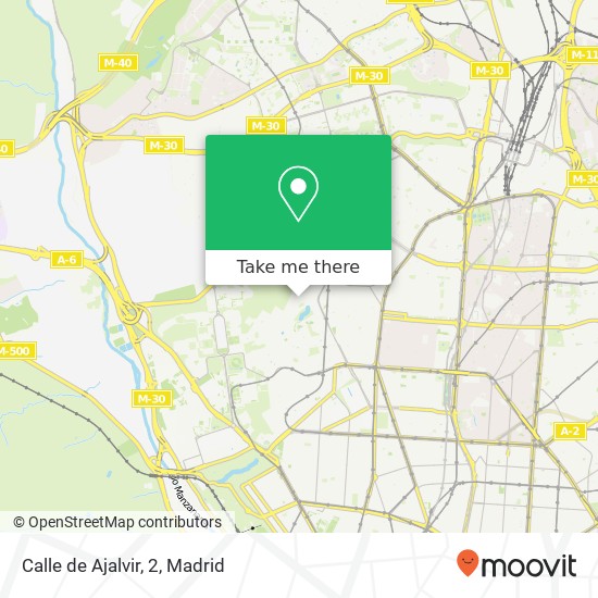 Calle de Ajalvir, 2 map