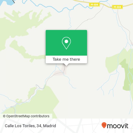 mapa Calle Los Toriles, 34