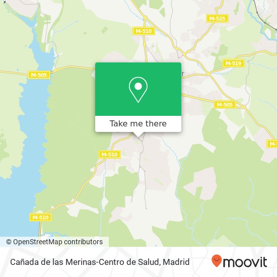 Cañada de las Merinas-Centro de Salud map