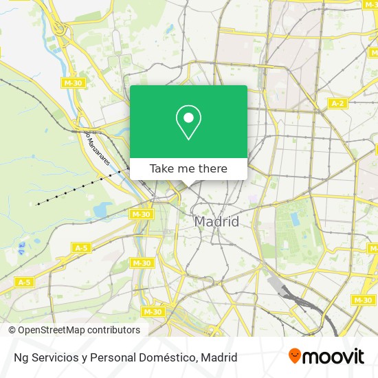 Ng Servicios y Personal Doméstico map