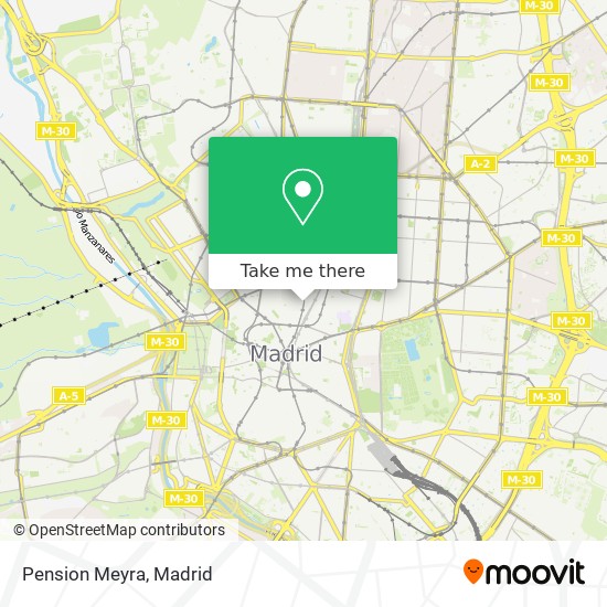 Pension Meyra map