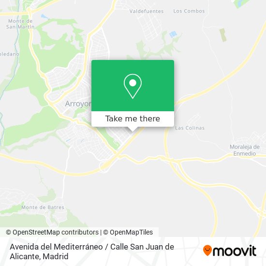 Avenida del Mediterráneo / Calle San Juan de Alicante map