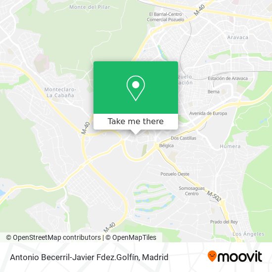 Antonio Becerril-Javier Fdez.Golfín map