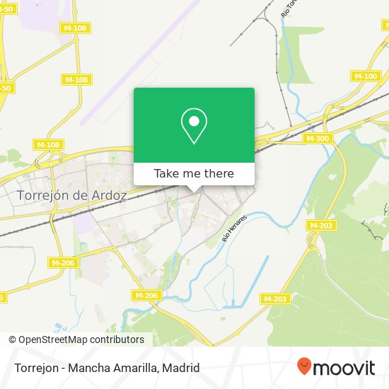mapa Torrejon - Mancha Amarilla