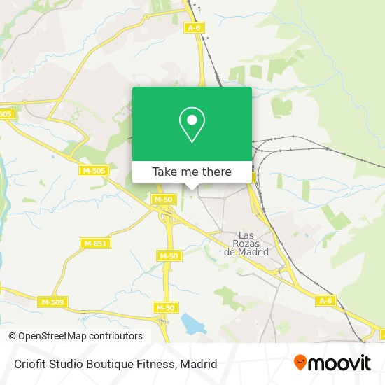 Criofit Studio Boutique Fitness map