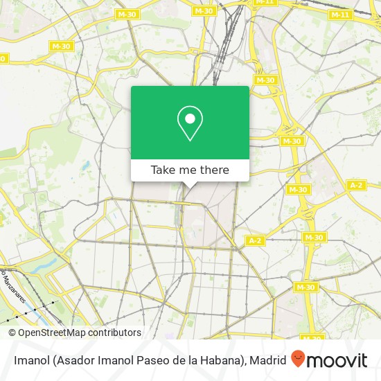 Imanol (Asador Imanol Paseo de la Habana) map