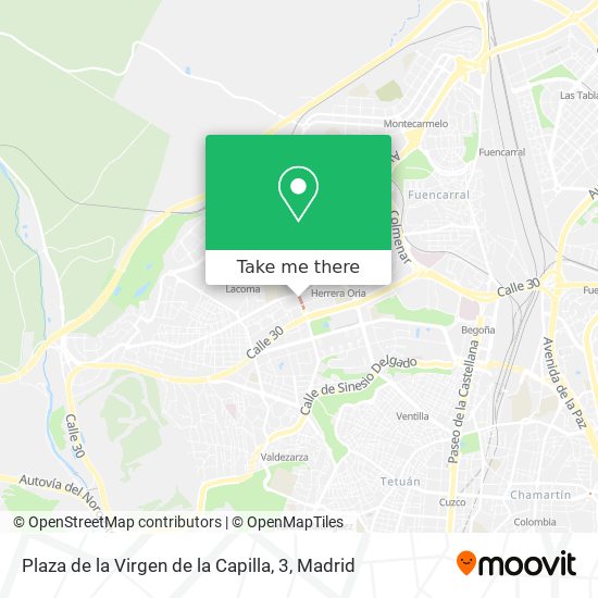Plaza de la Virgen de la Capilla, 3 map