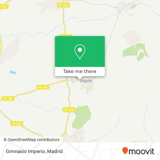 Gimnasio Imperio map