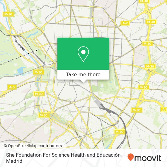 She Foundation For Science Health and Educación map