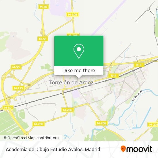 Academia de Dibujo Estudio Ávalos map