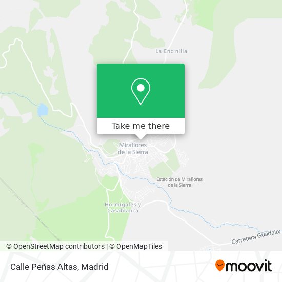 Calle Peñas Altas map