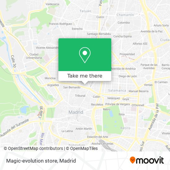 Magic-evolution store map