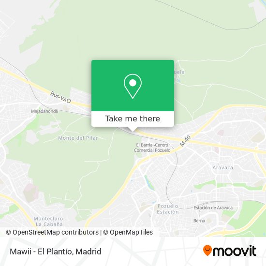 Mawii - El Plantío map