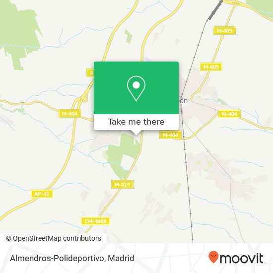 Almendros-Polideportivo map