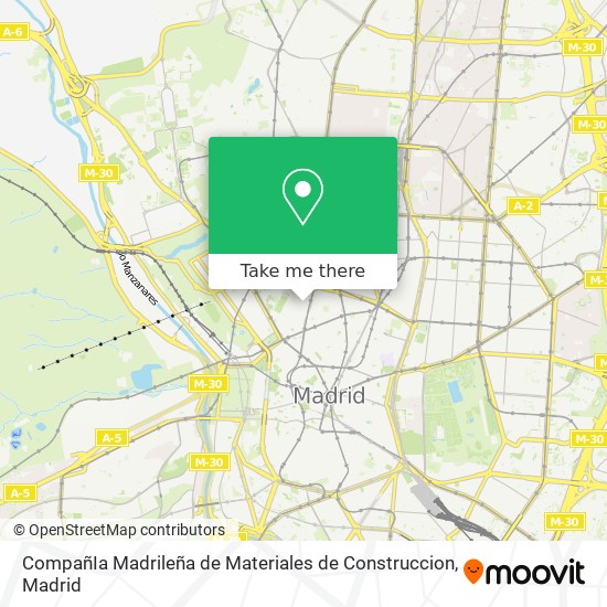 CompañIa Madrileña de Materiales de Construccion map