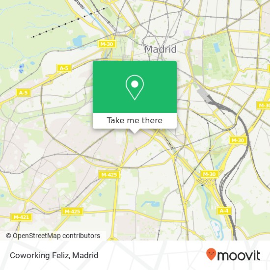 Coworking Feliz map
