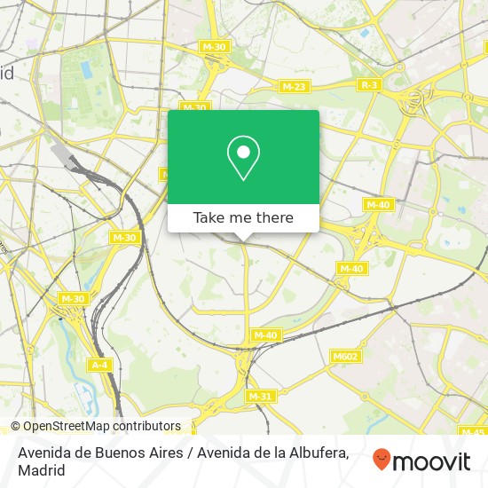 Avenida de Buenos Aires / Avenida de la Albufera map