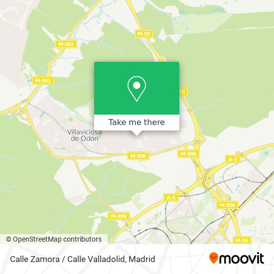 Calle Zamora / Calle Valladolid map