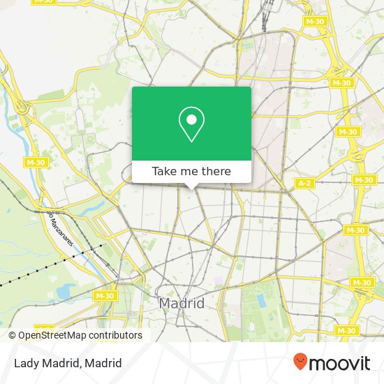 Lady Madrid map