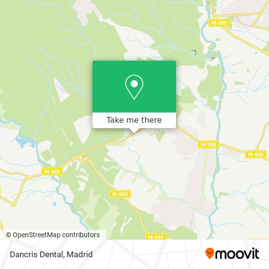 mapa Dancris Dental