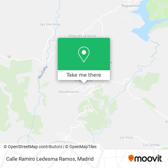 mapa Calle Ramiro Ledesma Ramos