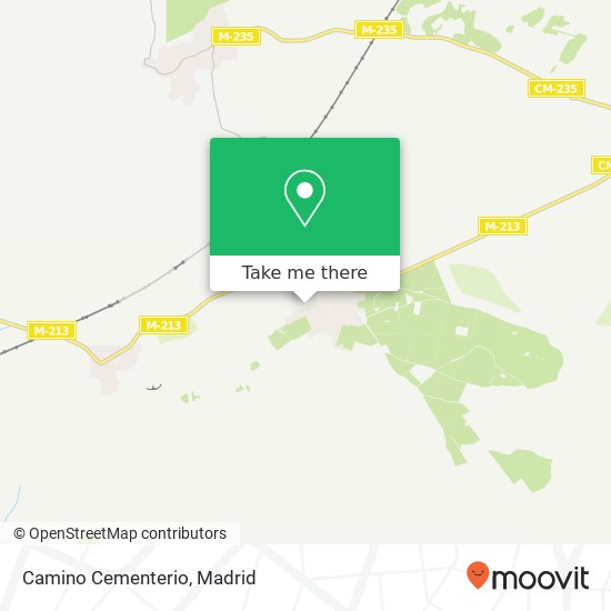 Camino Cementerio map